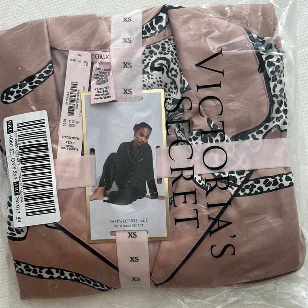 Victoria's Secret Satin Long PJ Set
